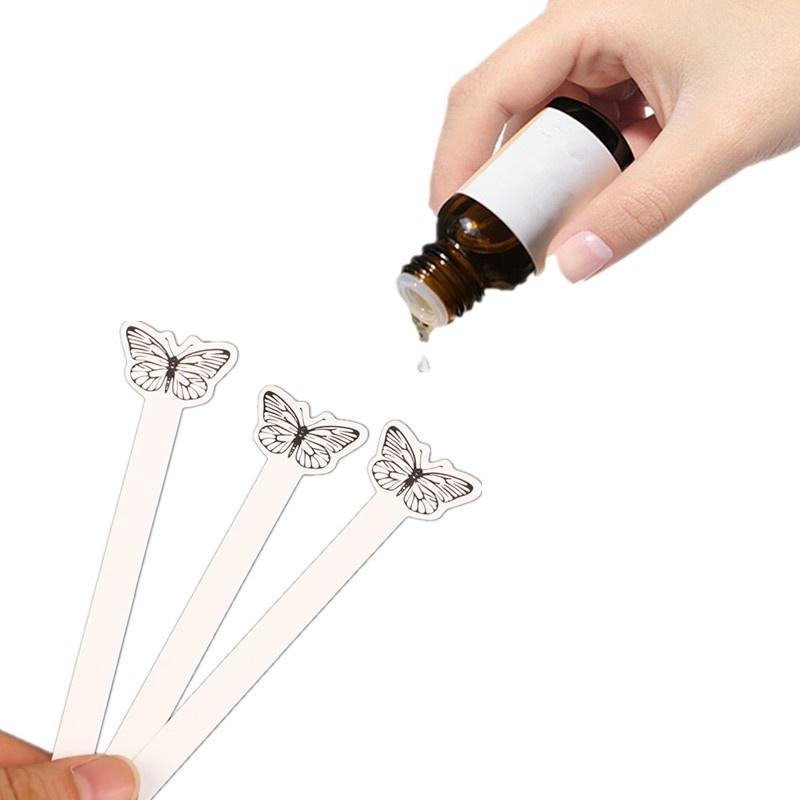 Perfume Fragrance World - 100 stuks creatieve vlindervormige teststrips voor