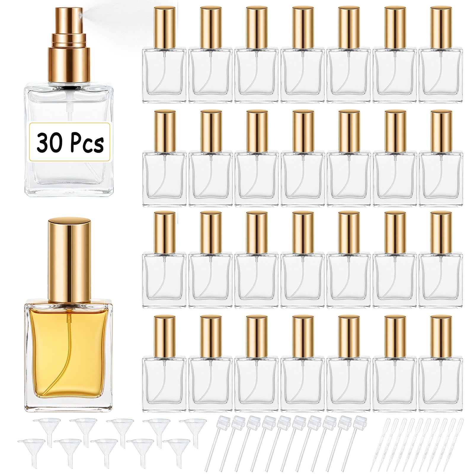 Perfume Fragrance World Qahwa - Hoge kwaliteit 30 15ml glazen parfumspuitflessen