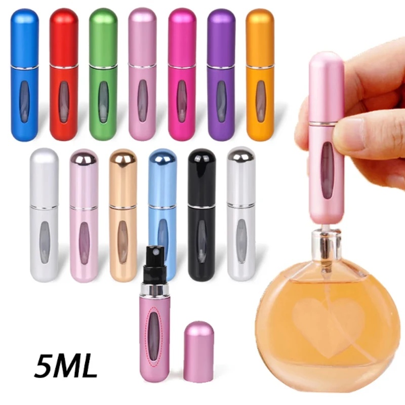 Fragrance Atomizer Pump - 5 Stuks Navulbare Draagbare Parfumfles 5Ml