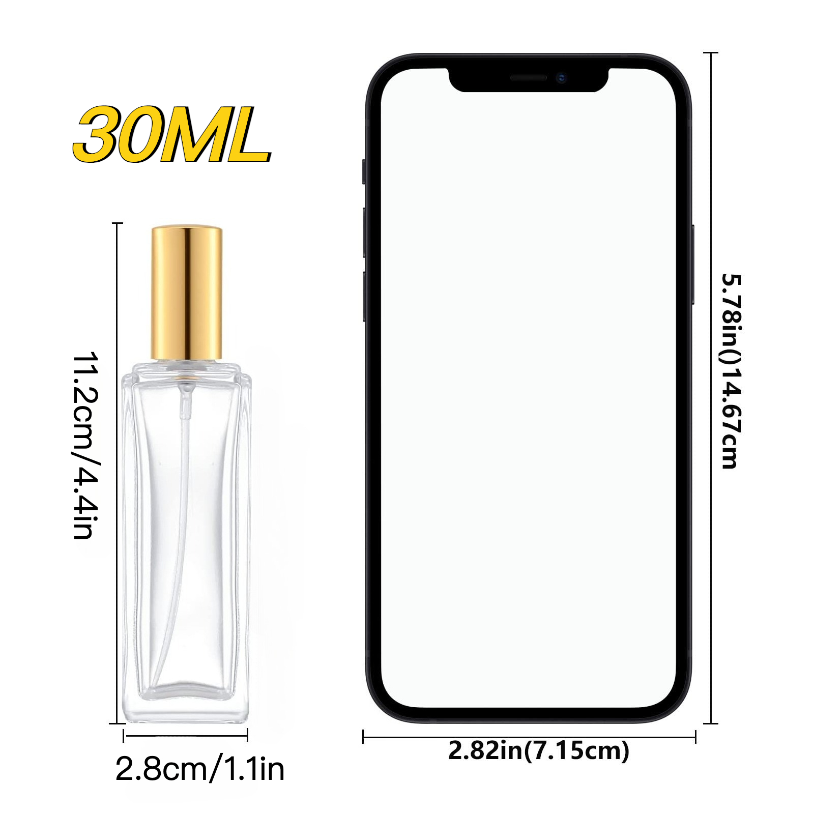 6 stuks glazen parfumflesje 30 - Perfume Fragrance World recensie en prijs