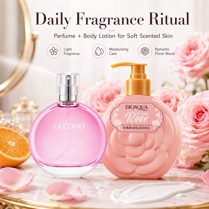 GECOMO Damesparfumset 50ml + R - Women'S Perfume Rose Fragrance recensie en prijs