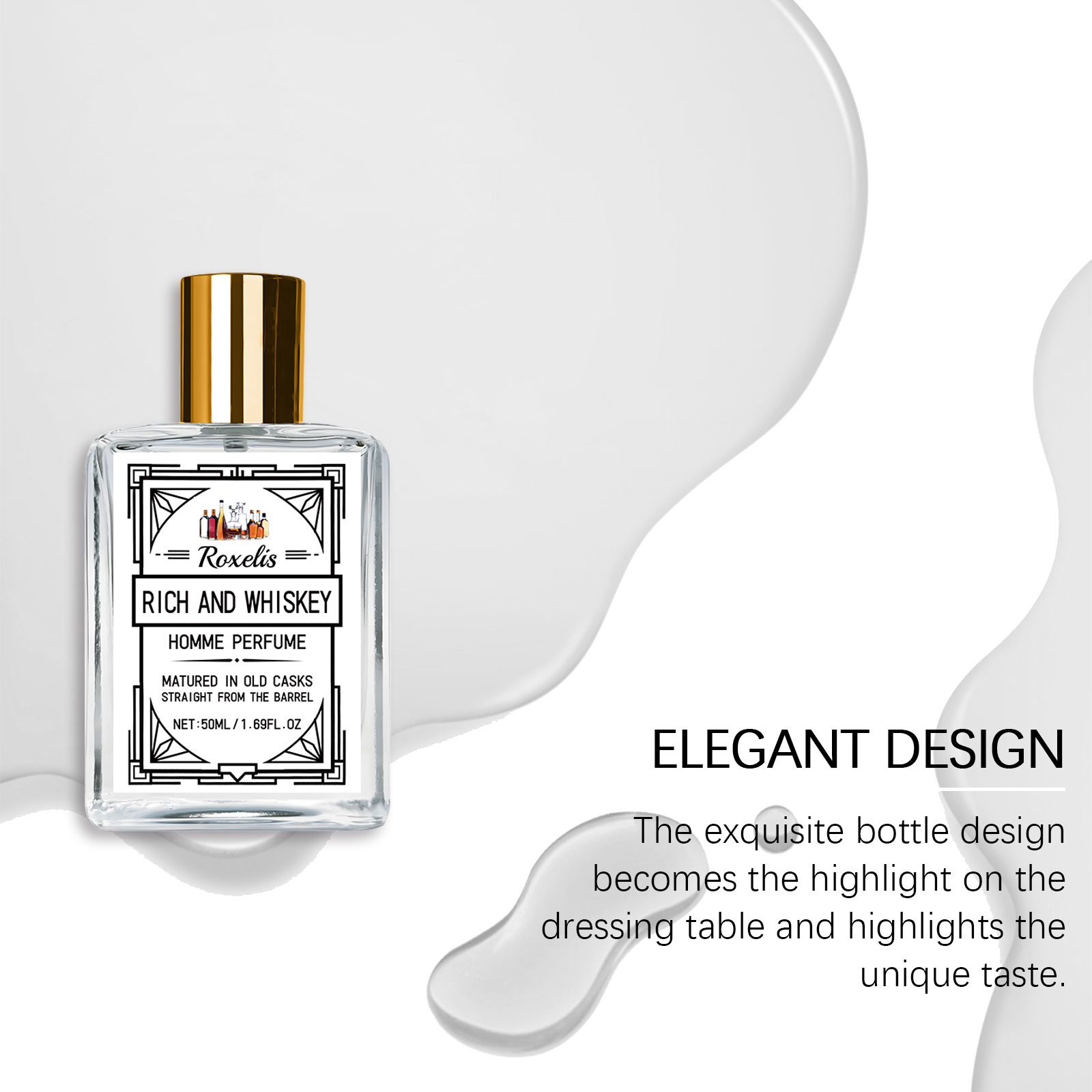 Roxelis 50ml Charm Whisky Here - Perfume Fragrances recensie en prijs
