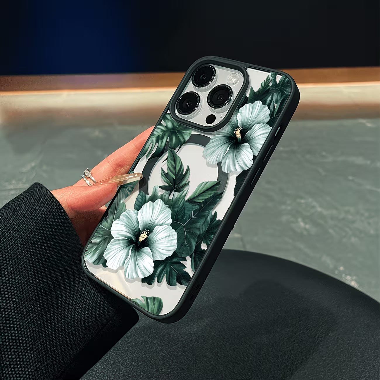 Groene bloemenprint telefoonho - Perfume Pure Xs recensie en prijs