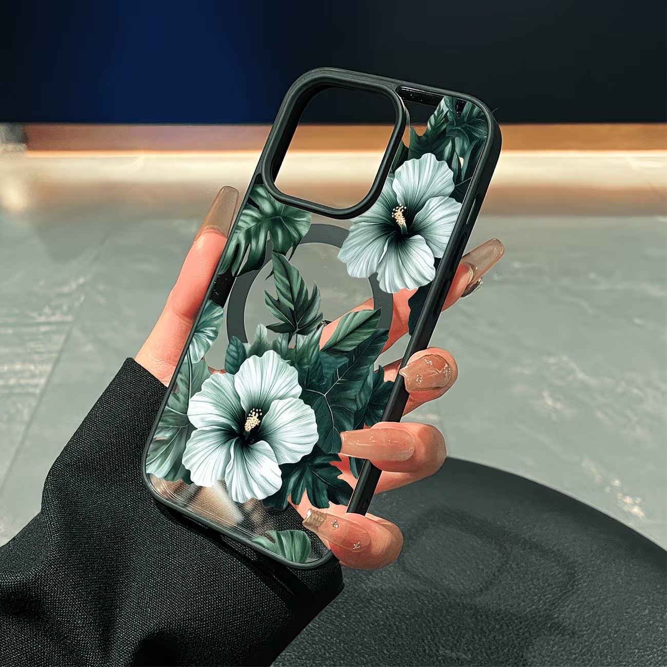 Groene bloemenprint telefoonho - Perfume Pure Xs recensie en prijs